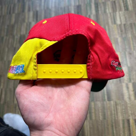 Vintage Terry Labonte NASCAR Racing Hat Red Yellow Embroidered SnapBack Cap - Picture 4 of 6